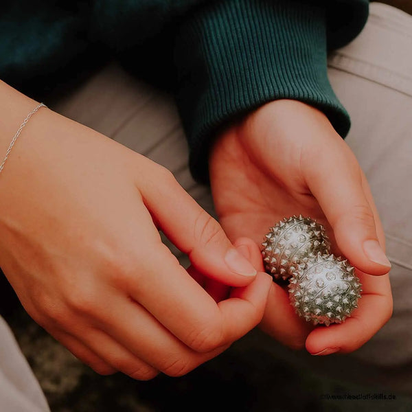 Igelball-Set S Silver 
